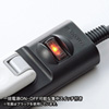 TAP-TSH45SWN 火災予防安全タップ(2P・4個口・5m・ホワイト) TAP-TSH45SWN / 火災予防安全タップ(2P・4個口・5m・ホワイト)