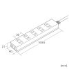 TAP-TSH62N2 火災予防タップ・2m・ホワイト TAP-TSH62N2 / 火災予防タップ・2m・ホワイト