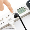 TAP-TST12 ワットモニタータップ(2P・5個口・1.8m) TAP-TST12 / ワットモニタータップ(2P・5個口・1.8m)