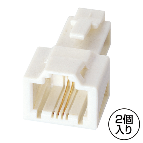 TEL-EX4511W / RJ45-RJ11変換アダプタ(白)