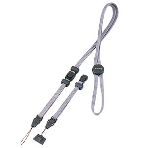 TEL-NSTR2GY【2WAYネックストラップ】手ぶらで便利なネックホルダー型