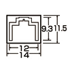 TK-CAP5 / AVジャックキャップ（LANコネクタ用）
