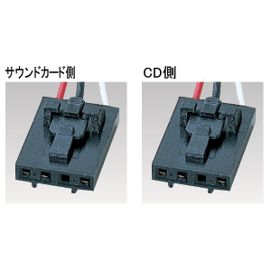 TK-CD3 / CD-ROMオーディオケーブル（0.7m）