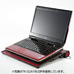 TK-CLN16U1R / ノート用クーラーパッド（レッド・10.2型ワイド）