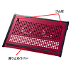 TK-CLN16U2R ノート用クーラーパッド(レッド・14.1型ワイド) TK-CLN16U2R / ノート用クーラーパッド(レッド・14.1型ワイド)