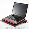 TK-CLN16U2R ノート用クーラーパッド(レッド・14.1型ワイド) TK-CLN16U2R / ノート用クーラーパッド(レッド・14.1型ワイド)