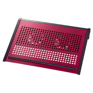 TK-CLN16U2R / ノート用クーラーパッド(レッド・14.1型ワイド)