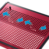 TK-CLN16U3R ノート用クーラーパッド(レッド・16型ワイド) TK-CLN16U3R / ノート用クーラーパッド(レッド・16型ワイド)