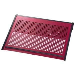 TK-CLN16U3R / ノート用クーラーパッド(レッド・16型ワイド)