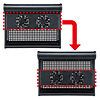 TK-CLN16U3 / ノート用クーラーパッド（ブラック・16型ワイド）