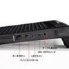 TK-CLN19UN ノート用クーラーパッド(TURBO機能付き) TK-CLN19UN / ノート用クーラーパッド(TURBO機能付き)