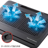 TK-CLN19U ノート用クーラーパッド(ターボ機能付き) TK-CLN19U / ノート用クーラーパッド(ターボ機能付き)