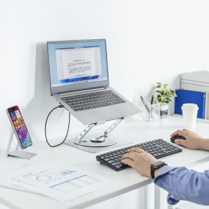 ノートパソコン用のアルミスタンドとクーラーが一体化したスタンド型ノートPCクーラーを発売