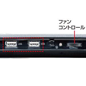 TK-CLN71U / ノート用クーラーパッド（ブラック）