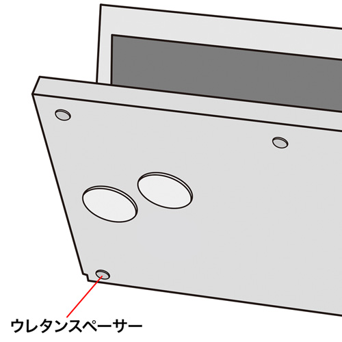 TK-CLNP2SV / ノートパソコン冷却パッド（丸型・2枚入り・シルバー）