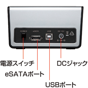 TK-CR1EUS / クレイドル式HDDリーダ/ライタ（USB+eSATA接続用）