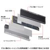 TK-HM6BK M.2 SSD用ヒートシンク 両面実装対応(ブラック) TK-HM6BK / M.2 SSD用ヒートシンク 両面実装対応(ブラック)