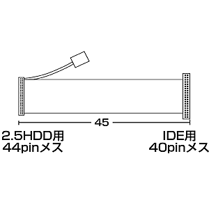 TK-KB40NR / 2.5HDD変換ケーブル