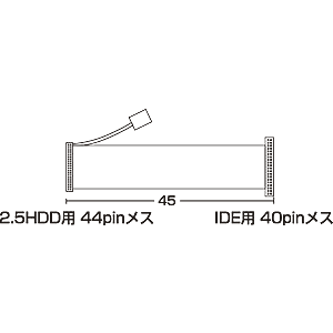 TK-KB40 / 2.5"HDD変換ケーブル