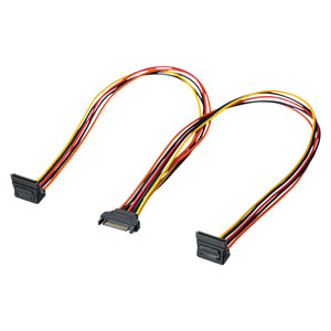TK-PWSATA11-05 / シリアルATA電源分岐ケーブル(2分岐・下L型・50cm)