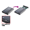 TK-RF25UBK USB2.0対応ハードディスクケース(ブラック) TK-RF25UBK / USB2.0対応ハードディスクケース(ブラック)