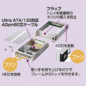 TK-RF45NSV / リムーバブルフレームセット（シルバー）