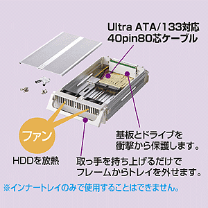 TK-RT402N / リムーバブルインナートレイ（アイボリー）