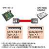 TK-SATA3-1 / シリアルATA3ケーブル（ラッチ付き・1m）