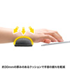 TOK-ERG5DGY-L クッションリストレスト(ロングサイズ・ダークグレー) TOK-ERG5DGY-L / クッションリストレスト(ロングサイズ・ダークグレー)