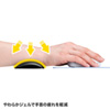 TOK-GELPNSBK マウス用リストレスト(レザー調素材、ブラック) TOK-GELPNSBK / マウス用リストレスト(レザー調素材、ブラック)