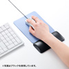 TOK-GELPNSR マウス用リストレスト(レザー調素材、レッド) TOK-GELPNSR / マウス用リストレスト(レザー調素材、レッド)
