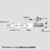 TR-AD2USBBK / スイングUSB充電タップ（ブラック）