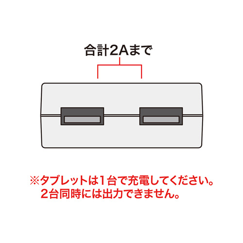 TR-AD2USBBK / スイングUSB充電タップ（ブラック）