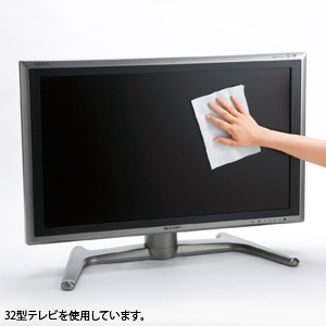 TVCD-WT1 / テレビ用ウェットティッシュ(10枚入り)