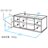 TVHF-M1000 TVスタンド(W1000mm) TVHF-M1000 / TVスタンド(W1000mm)