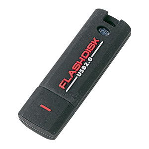 UFD-128M2WBK / USB2.0 USBフラッシュディスク(ブラック)