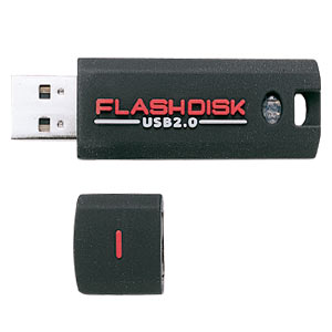 UFD-128M2WBK / USB2.0 USBフラッシュディスク（ブラック）