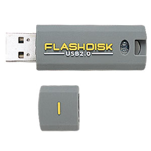 UFD-128M2WGY / USB2.0 USBフラッシュディスク（グレー）