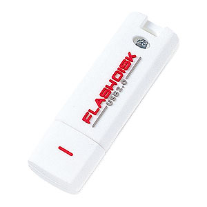UFD-128M2WW / USB2.0 USBフラッシュディスク(ホワイト)