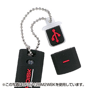 UFD-1G2WBK / USB2.0 USBフラッシュディスク（ブラック）