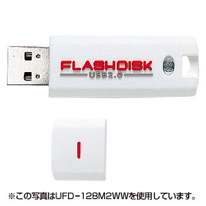UFD-256M2WW / USB2.0 USBフラッシュディスク（ホワイト）