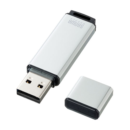 UFD-2AT8GSV / USB2.0 メモリ（シルバー・8GB）