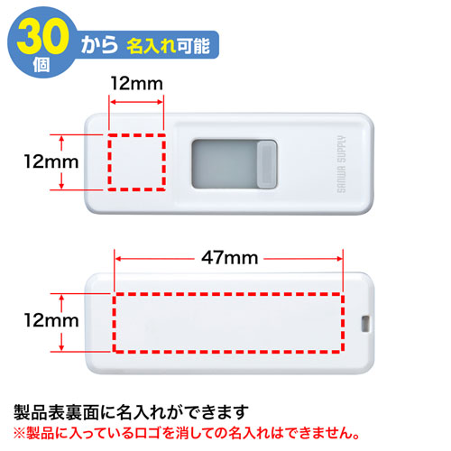 UFD-3SLM32GW / USB3.2 Gen1 メモリ（32GB・スライドコネクタ・ホワイト）