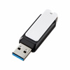 UFD-3SW64GBK USBメモリ(64GB)USB3.0 スイング式キャップ UFD-3SW64GBK / USBメモリ(64GB)USB3.0 スイング式キャップ