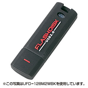 UFD-512M2WBK / USB2.0 USBフラッシュディスク（ブラック）