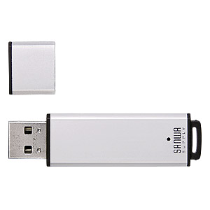 UFD-A8G2SV / USB2.0フラッシュディスク（シルバー）