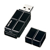 UFD-MCU1GBK USBメモリ内蔵カードリーダ UFD-MCU1GBK / USBメモリ内蔵カードリーダ
