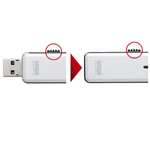 UFD-RS2G2W / USB2.0フラッシュディスク（2GB・ホワイト）