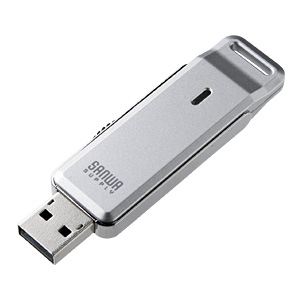 UFD-RSH8G2SV / USB2.0フラッシュディスク（8GB・シルバー）