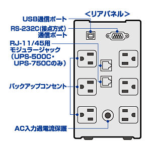 UPS-350C / 小型無停電電源装置